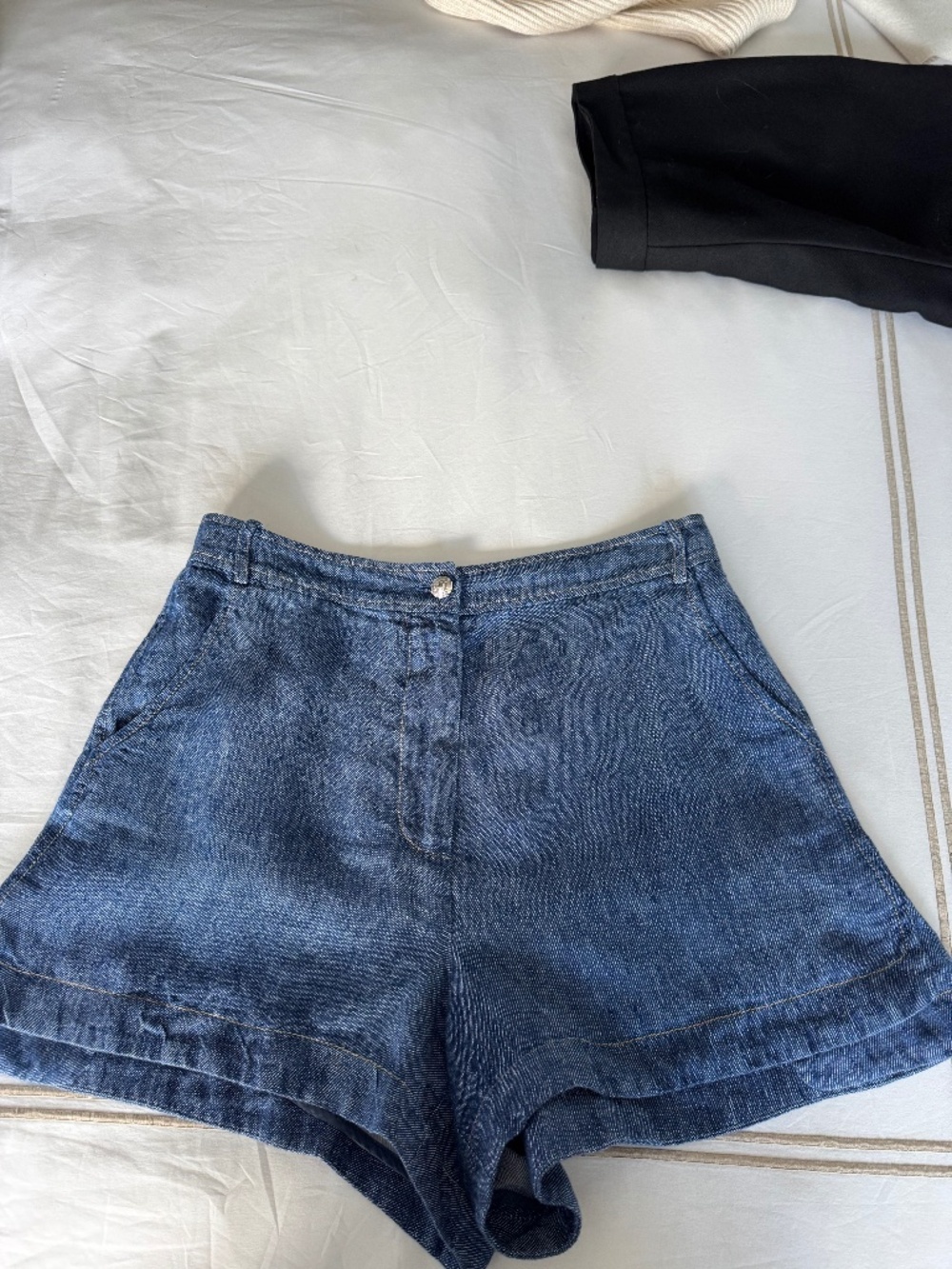 Alexis Linen Denin Shorts Sz 6